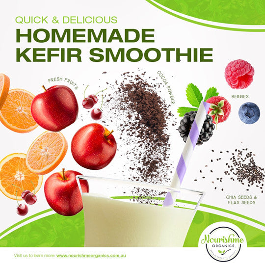 Quick & Delicious Kefir Smoothie