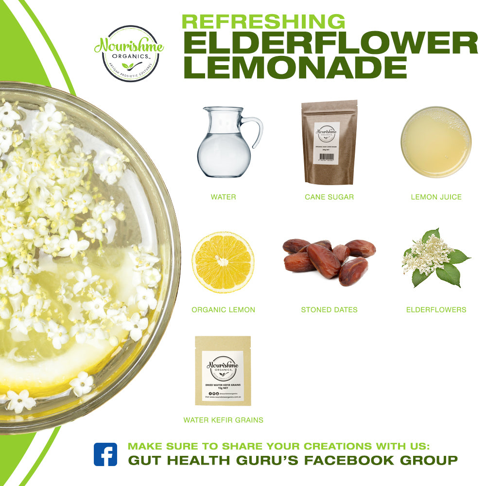 Elderflower Lemonade – Nourishme Organics